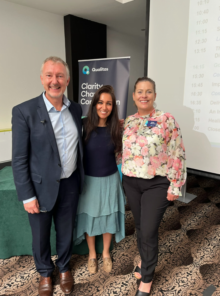 Dr Minal Bakhai, Steve Burrows, CEO and Amy Sissons at Pathway to Partnership